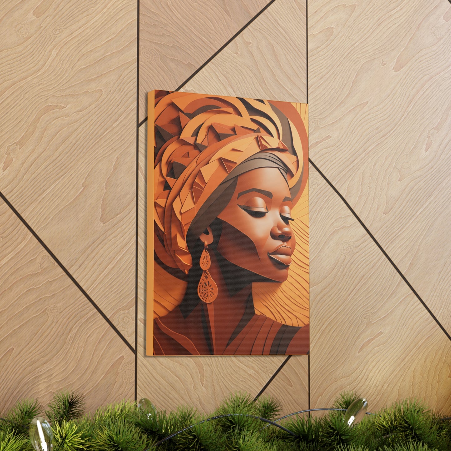 Copper Queens (Ebony) - Canvas Print