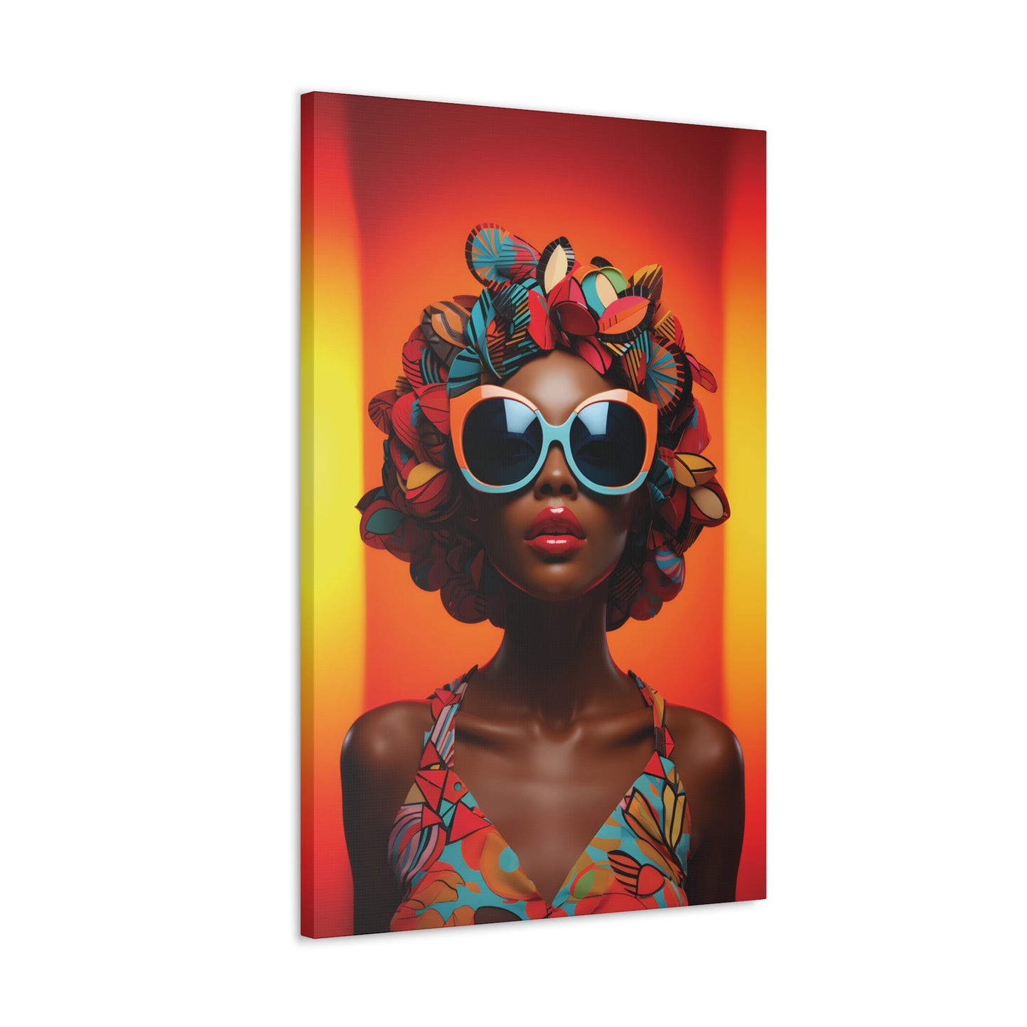 Bold Shades of Beauty (Zuri) - Canvas Print