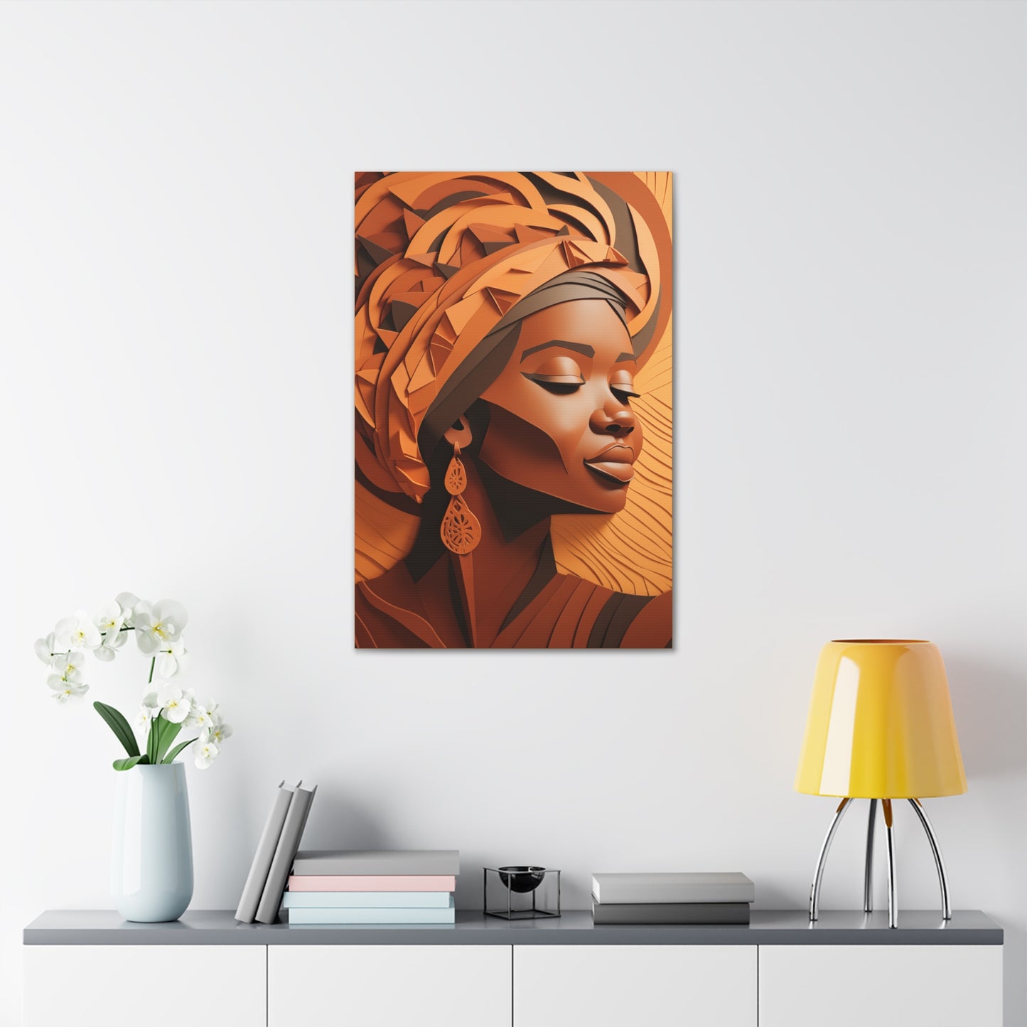 Copper Queens (Ebony) - Canvas Print