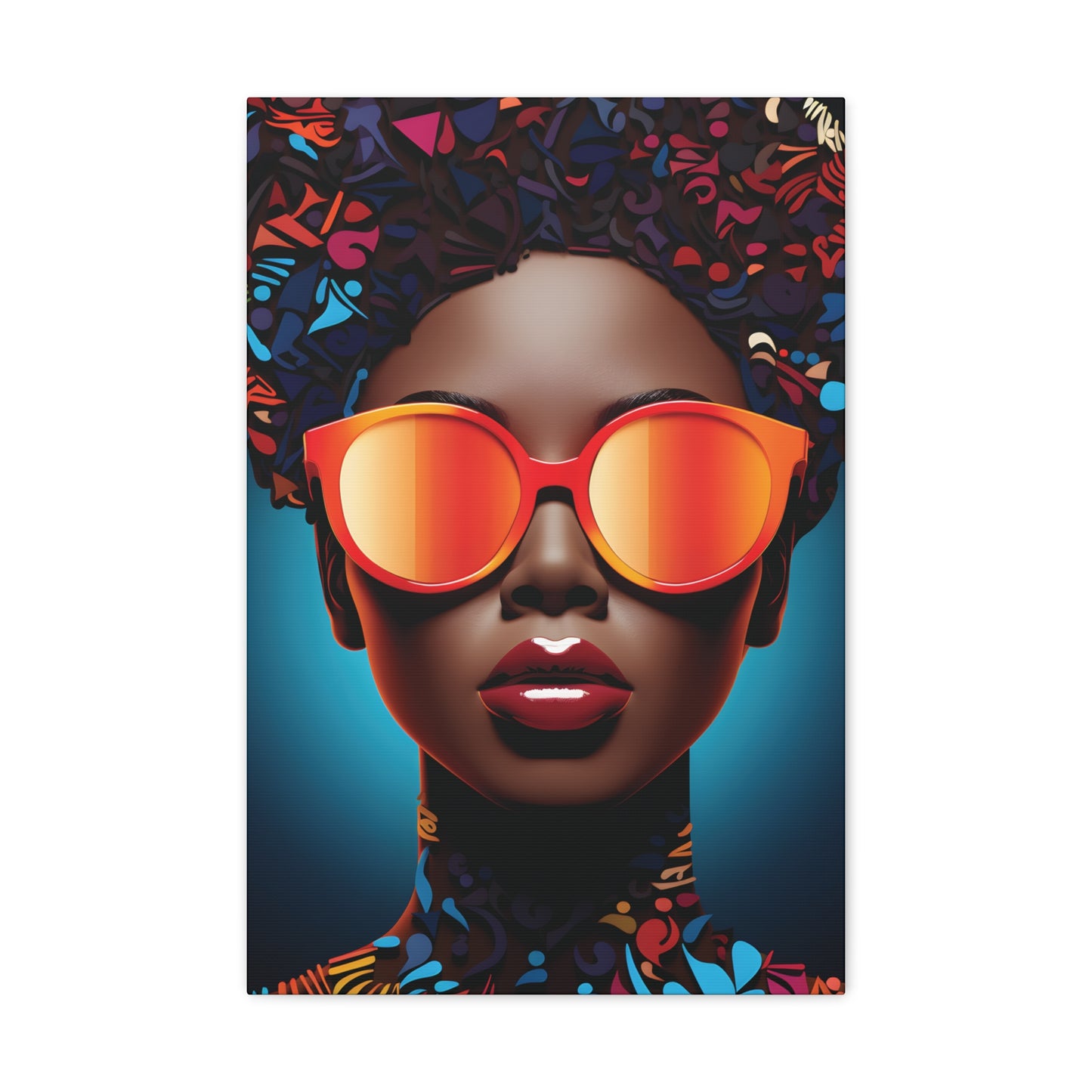 Bold Shades of Beauty (Monique) - Canvas Print