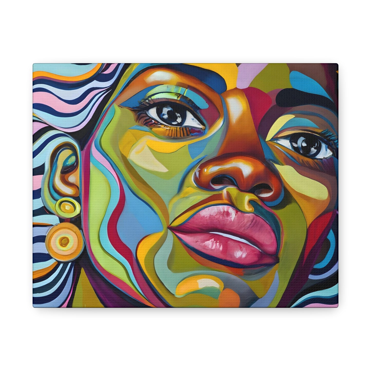 Abstract Africana (Yara) - Canvas Print