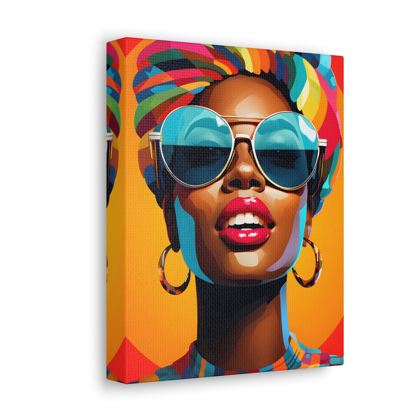 Kente Kouture (Camille)  - Canvas Print