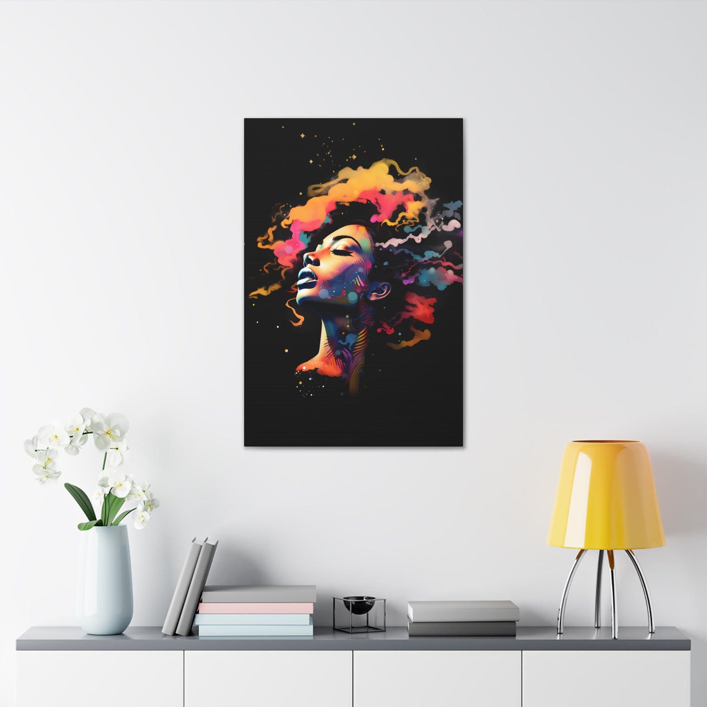 Cosmic Color & Cloudscapes (Stella)  - Canvas Print