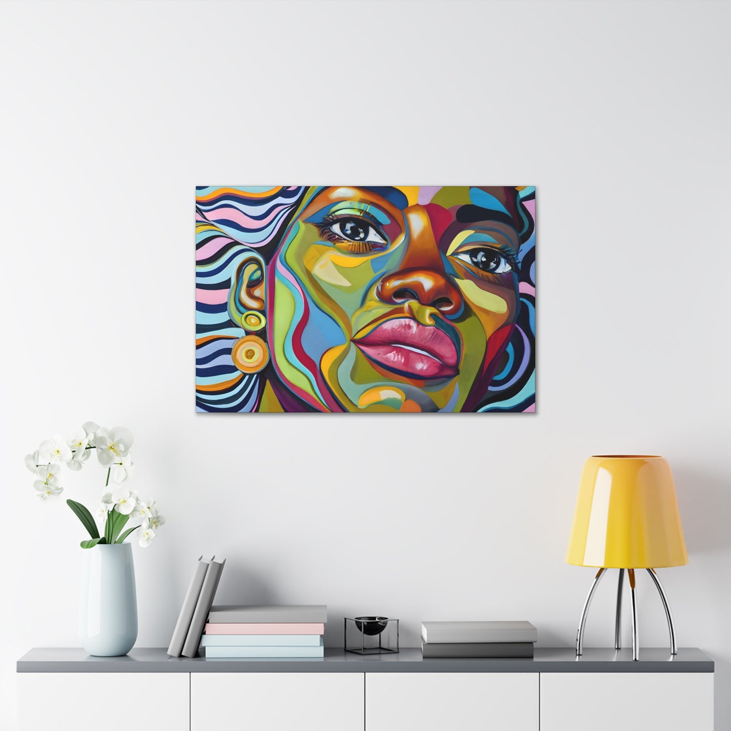 Abstract Africana (Yara) - Canvas Print