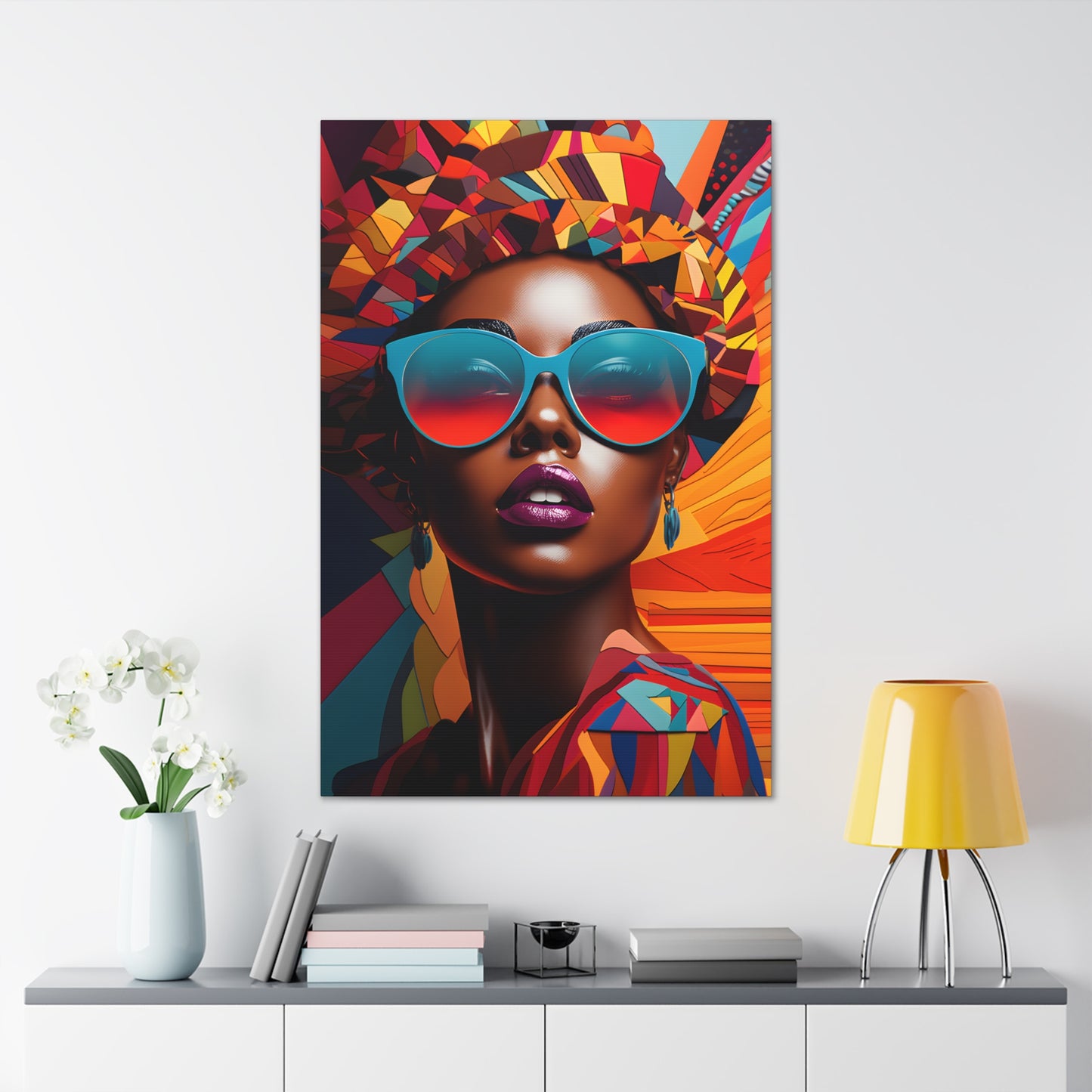 Kente Kouture (Dionne) - Canvas Print