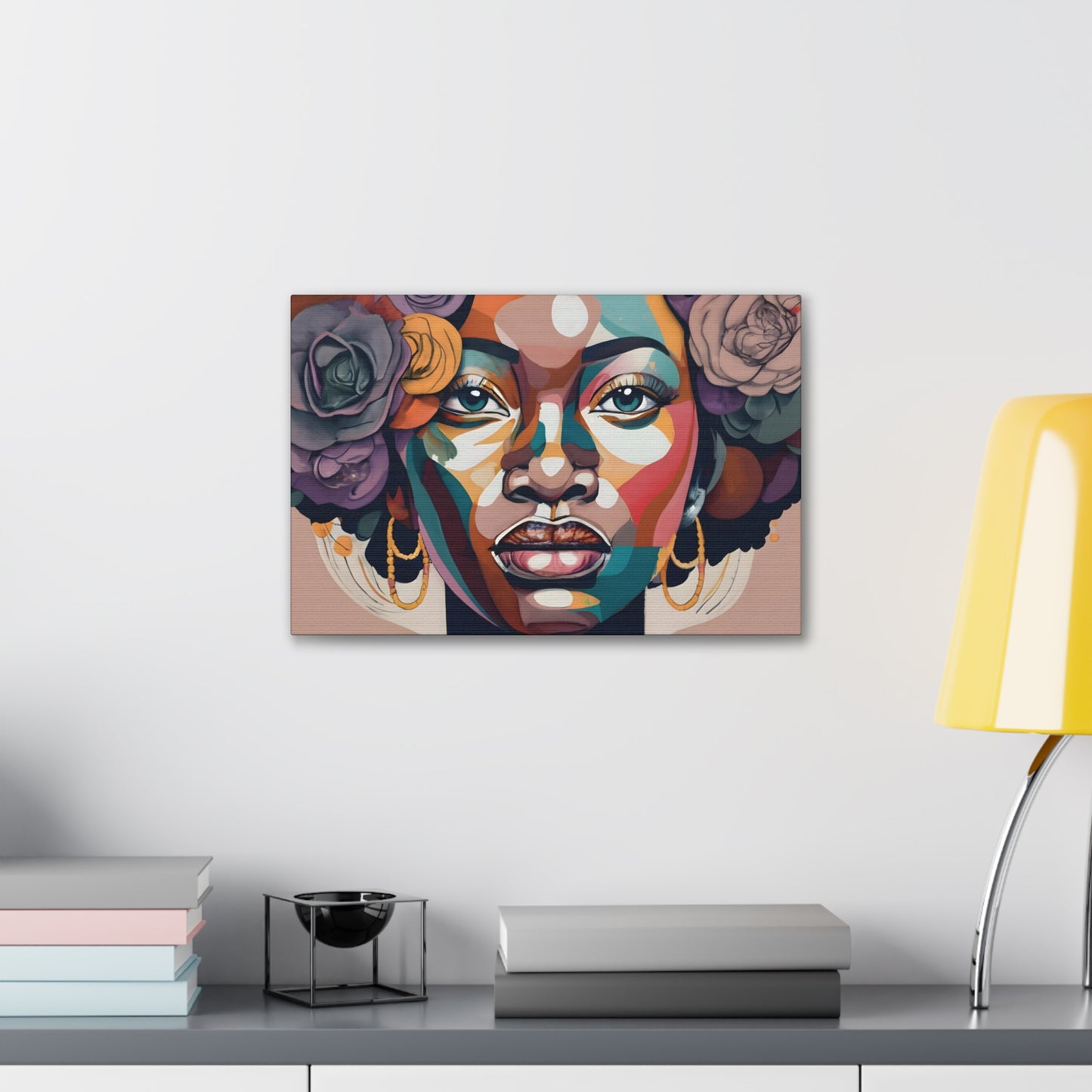 Abstract Africana (Jasmine) - Canvas Print