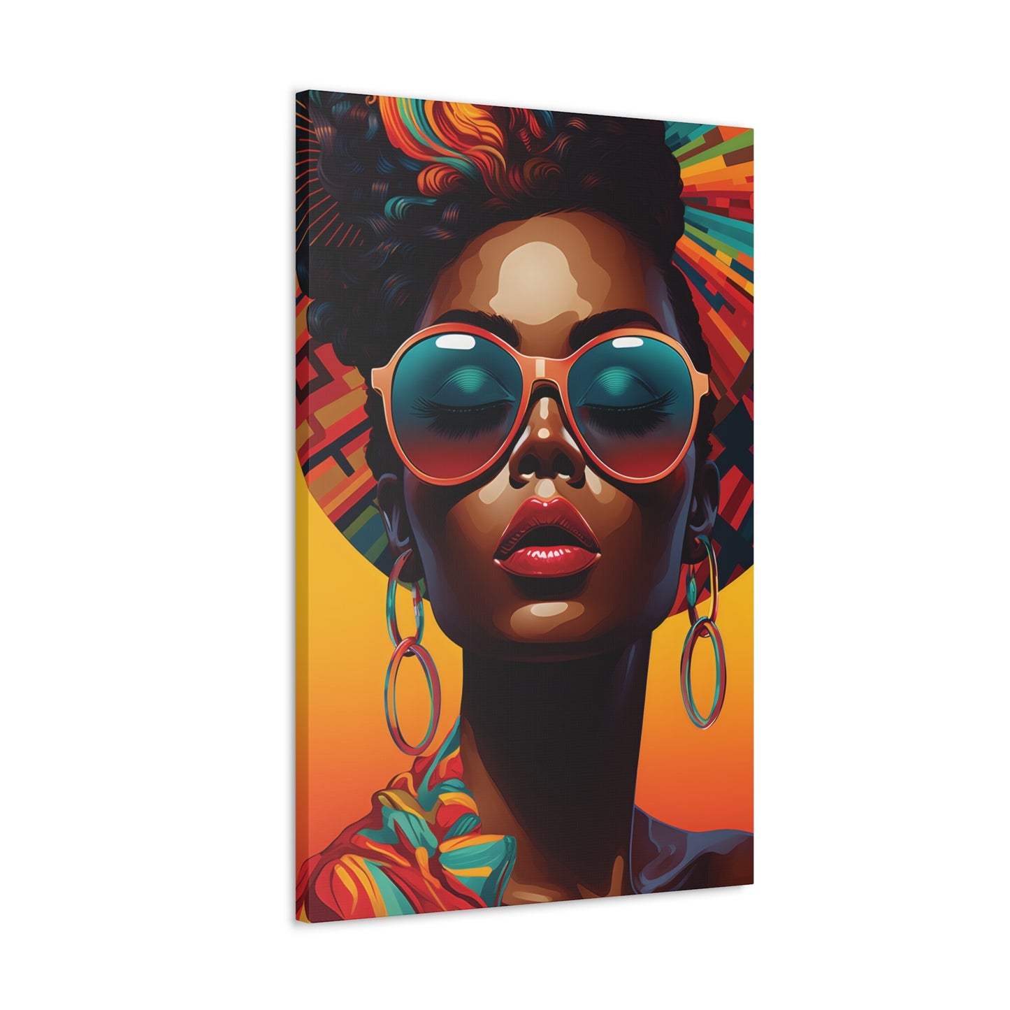 Kente Kouture (Lorraine) - Canvas Print