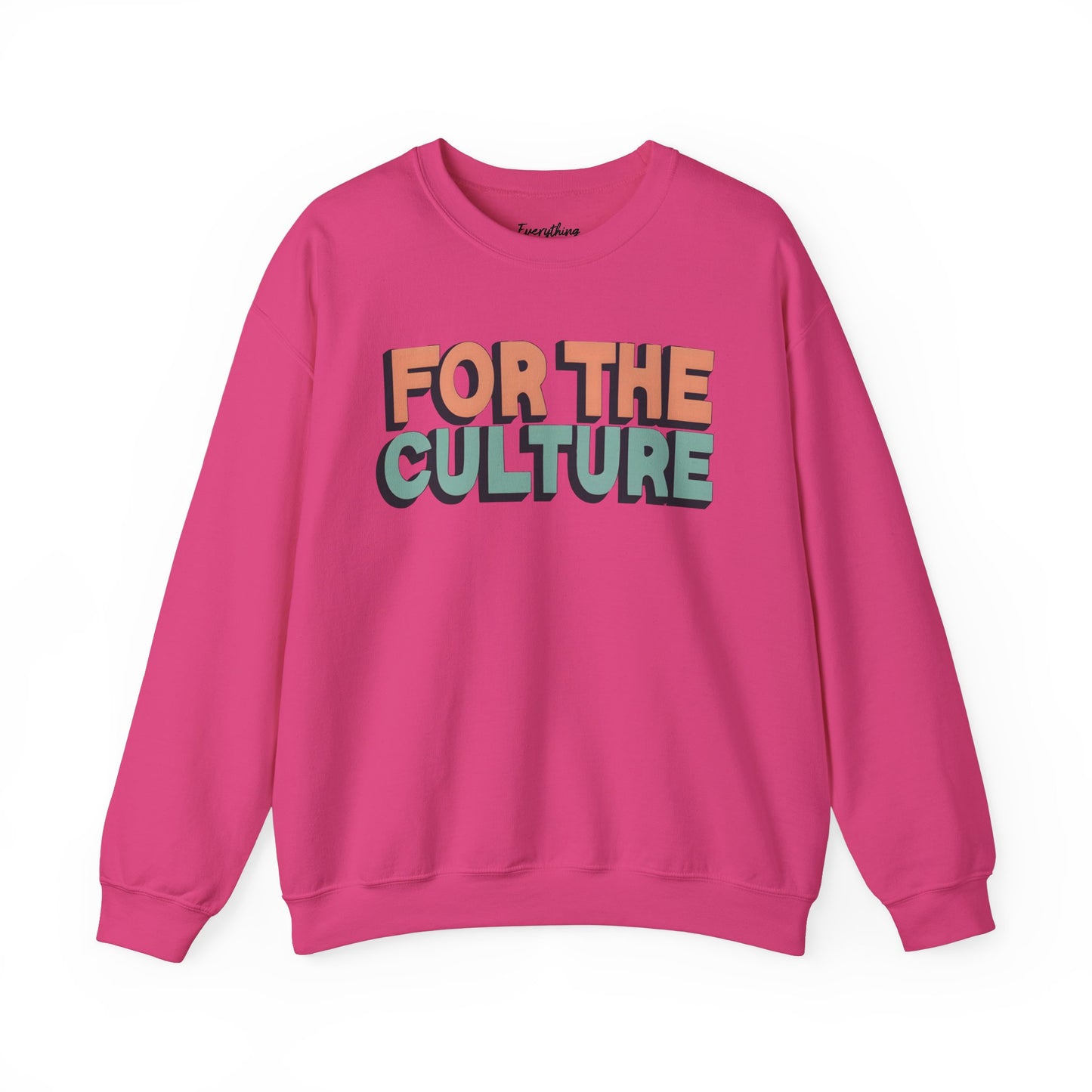 For The Culture (Multicolor Text) - Unisex Heavy Blend™ Crewneck Sweatshirt