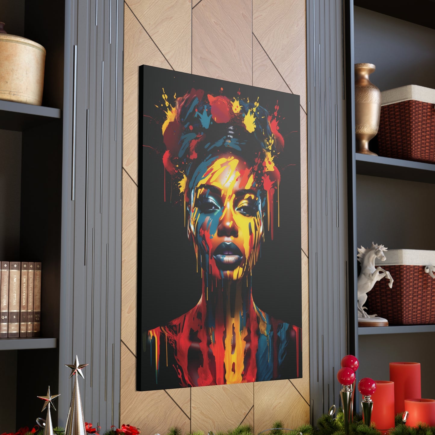 Splatter of Soul (Sanaa) - Canvas Print