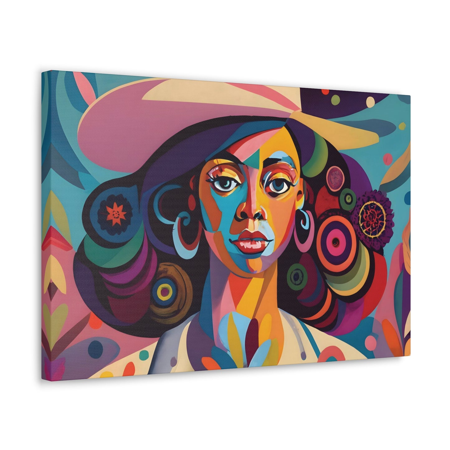 Abstract Africana (Zola) - Canvas Print