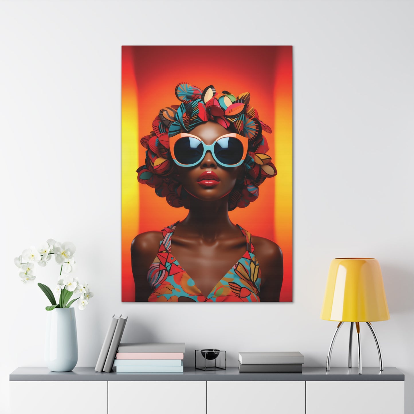 Bold Shades of Beauty (Zuri) - Canvas Print