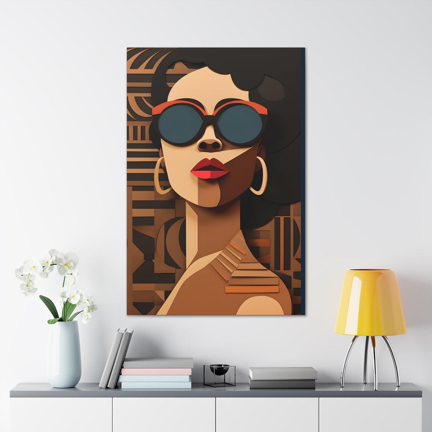 Contours of Confidence (Janelle)  - Canvas Print