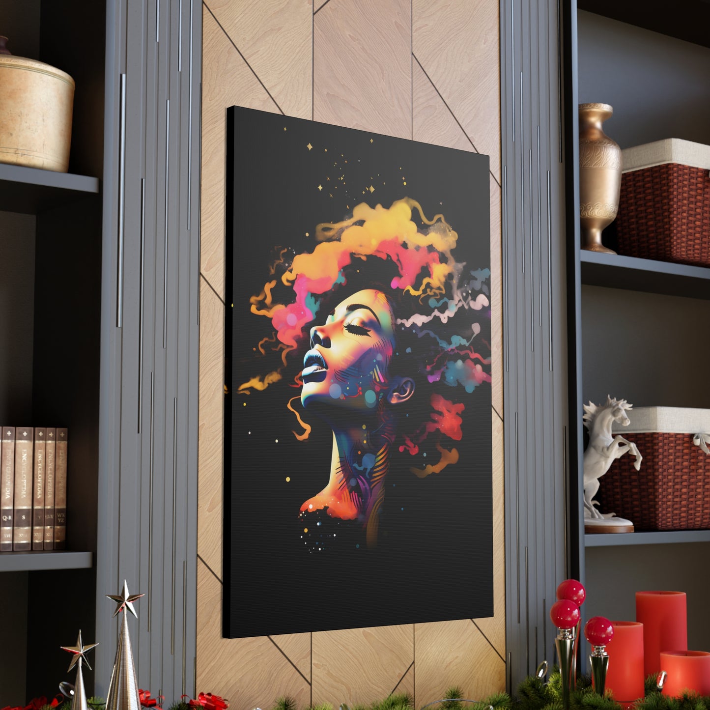 Cosmic Color & Cloudscapes (Stella)  - Canvas Print