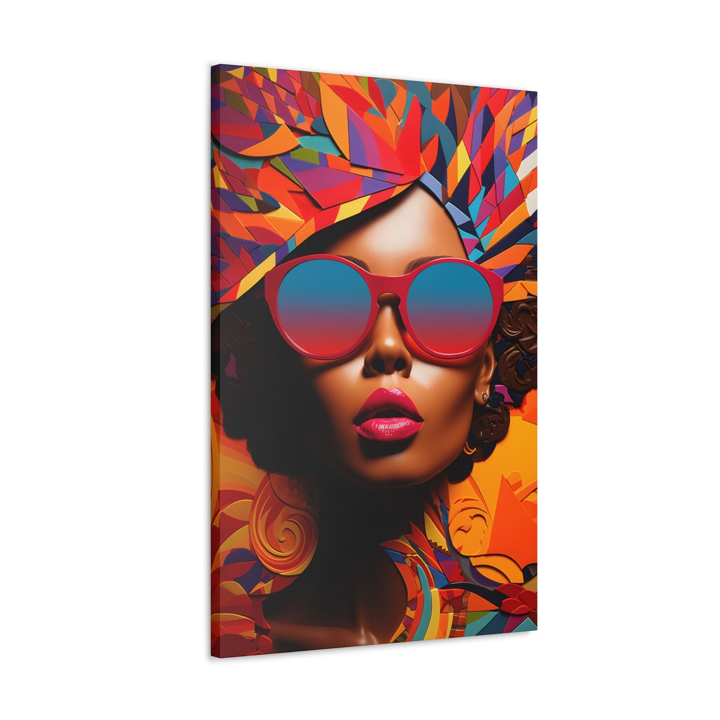 Kente Kouture (Aaliyah) - Canvas Print