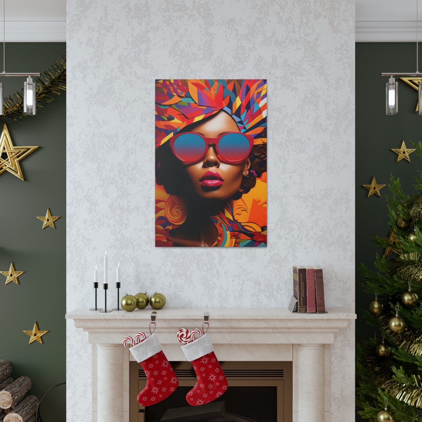 Kente Kouture (Aaliyah) - Canvas Print