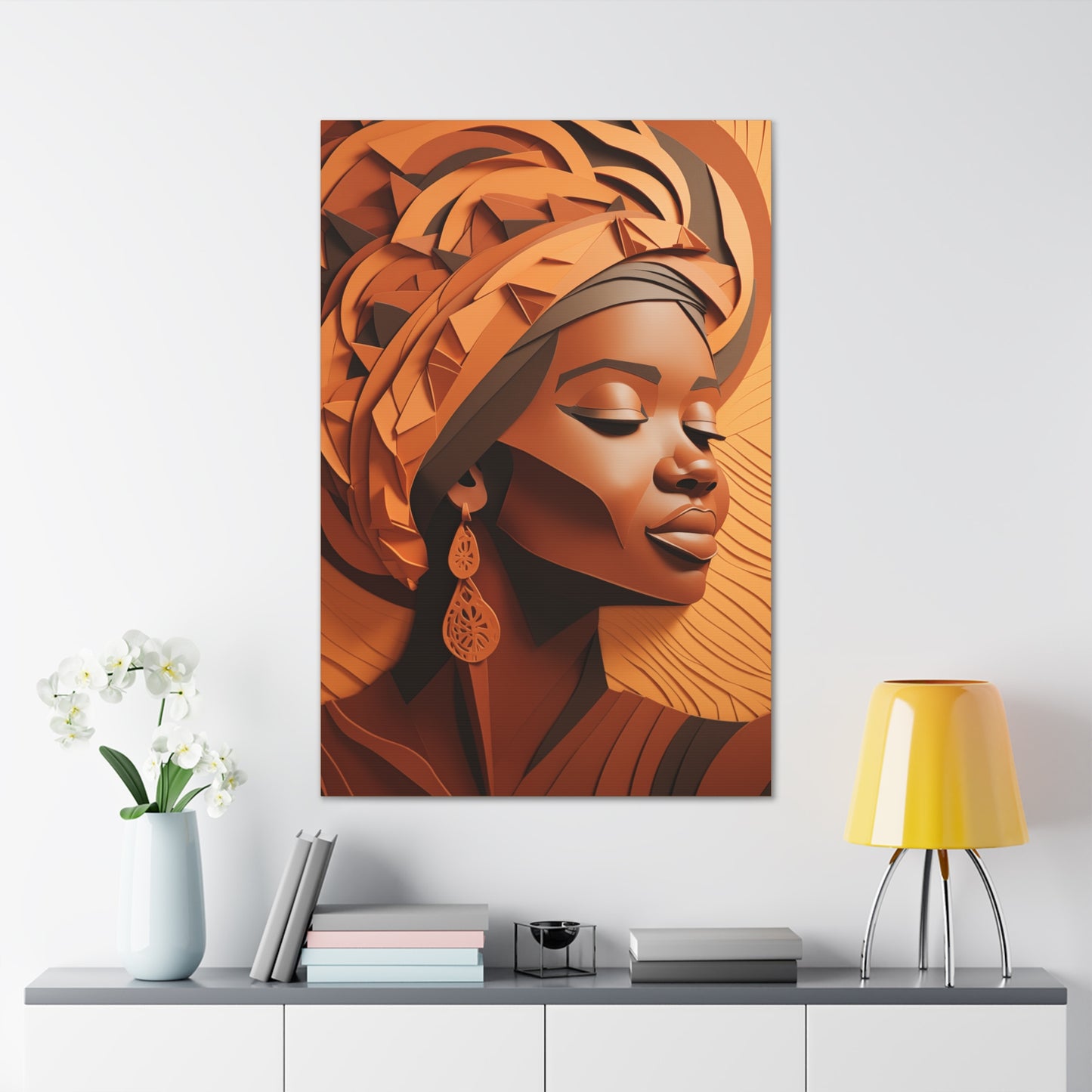 Copper Queens (Ebony) - Canvas Print