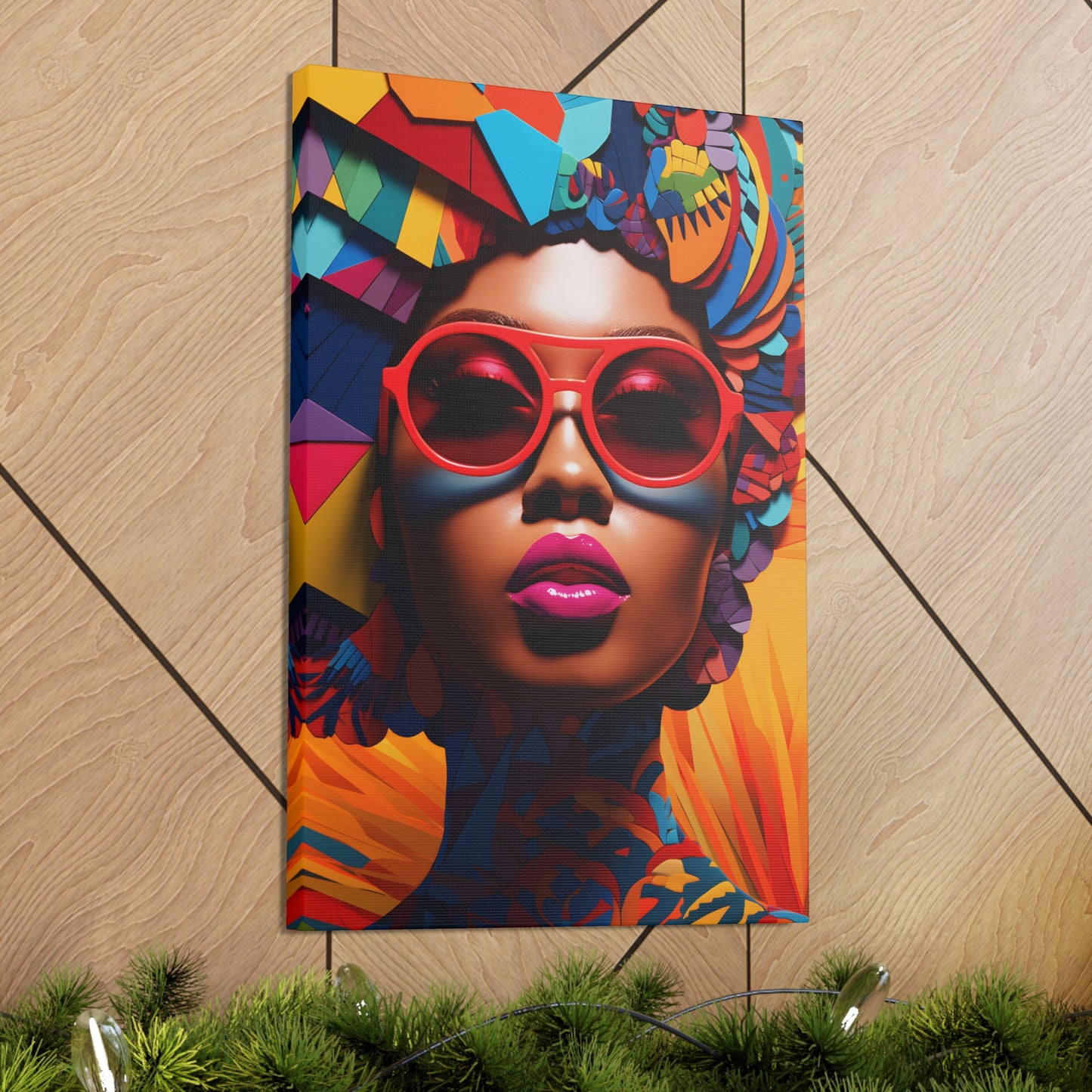 Kente Kouture (Safiya) - Canvas Print