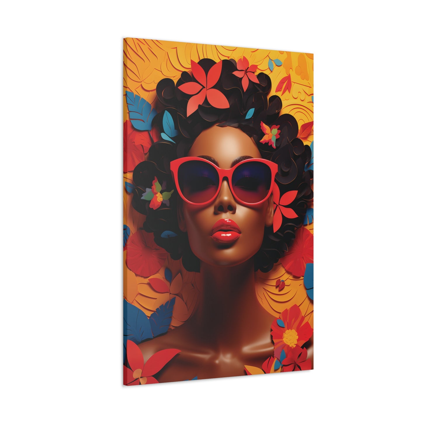 Bold Shades of Beauty (Maya) - Canvas Print