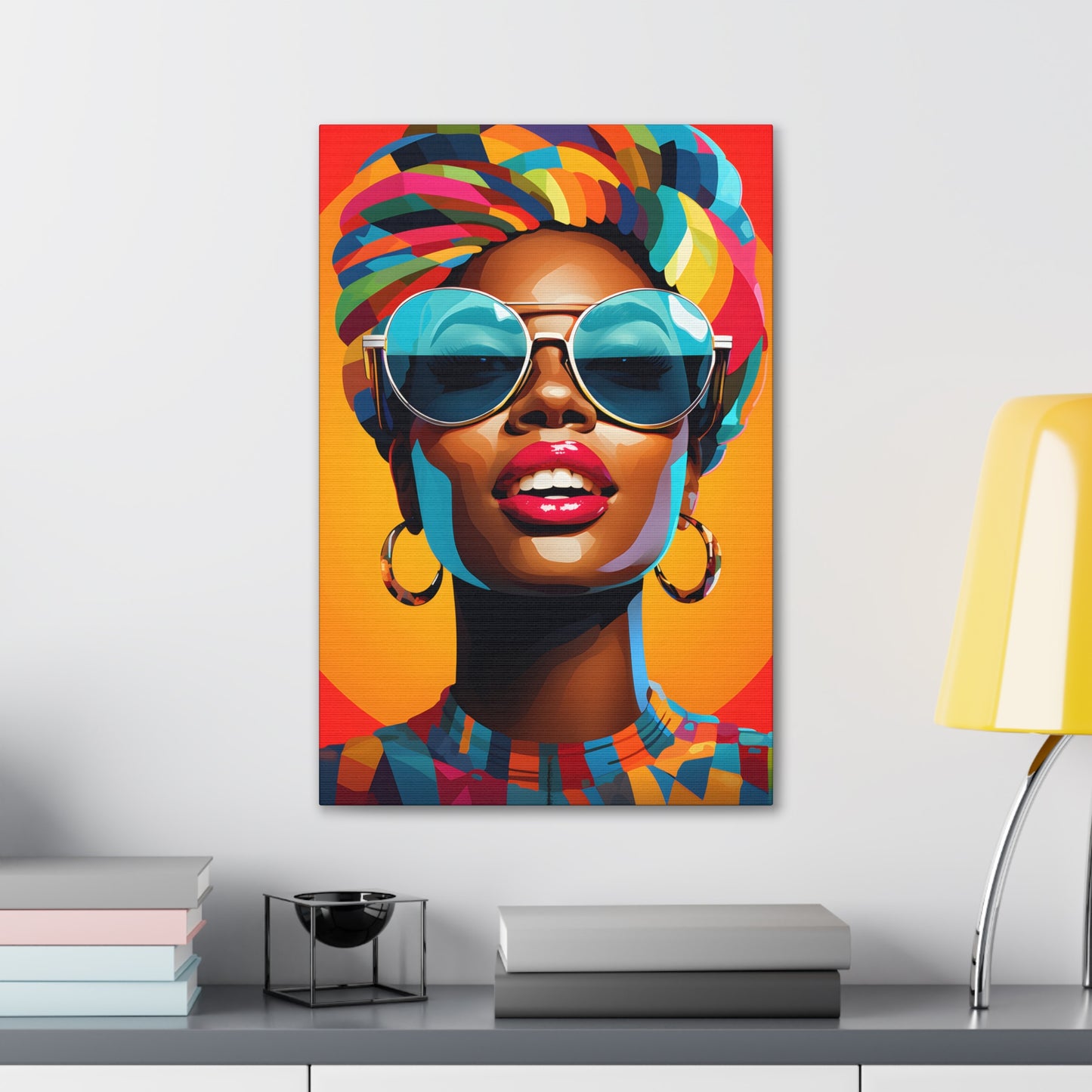 Kente Kouture (Camille)  - Canvas Print