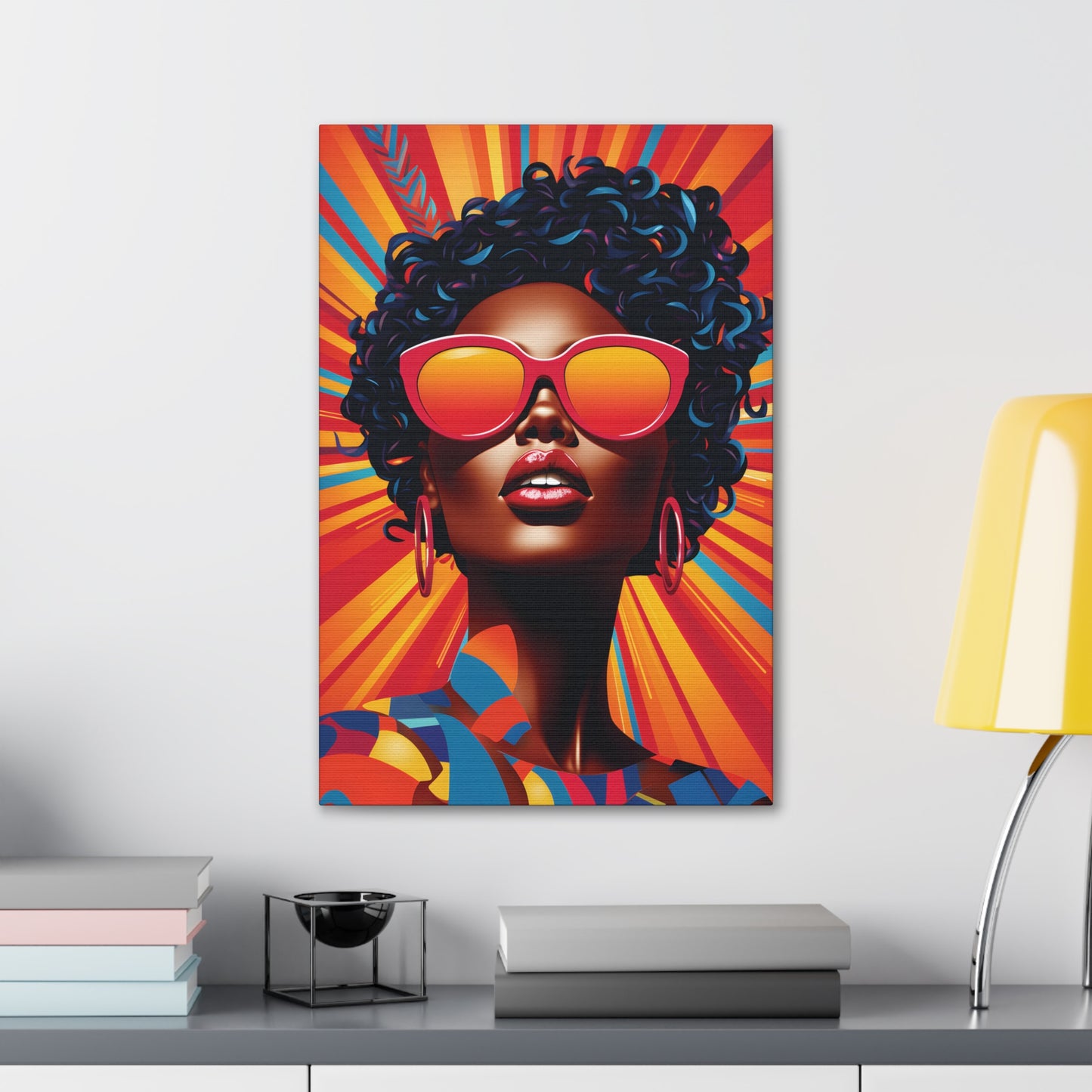 Electric Elegance (Felicia) - Canvas Print