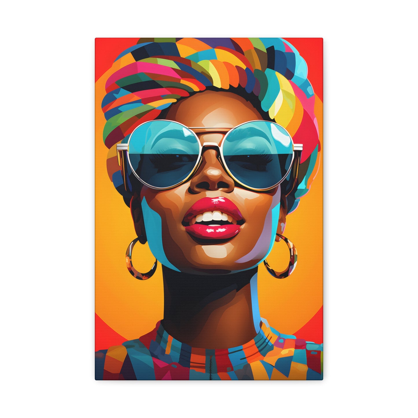 Kente Kouture (Camille)  - Canvas Print