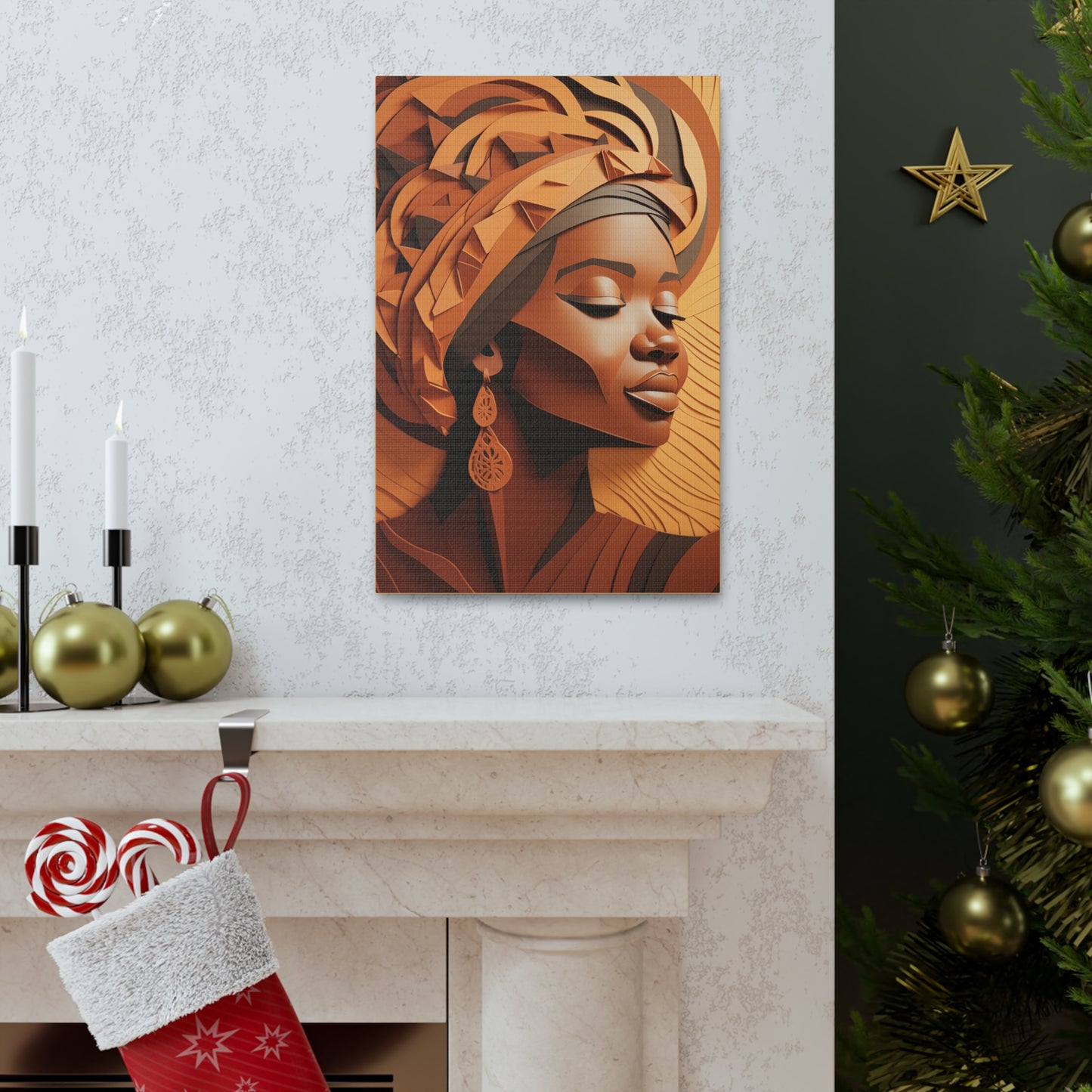 Copper Queens (Ebony) - Canvas Print