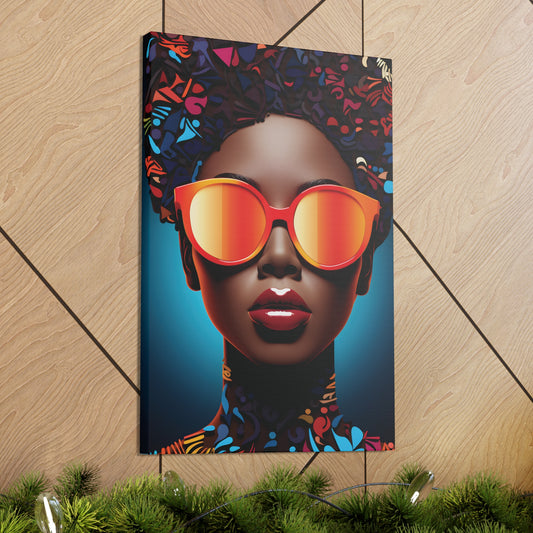 Bold Shades of Beauty (Monique) - Canvas Print