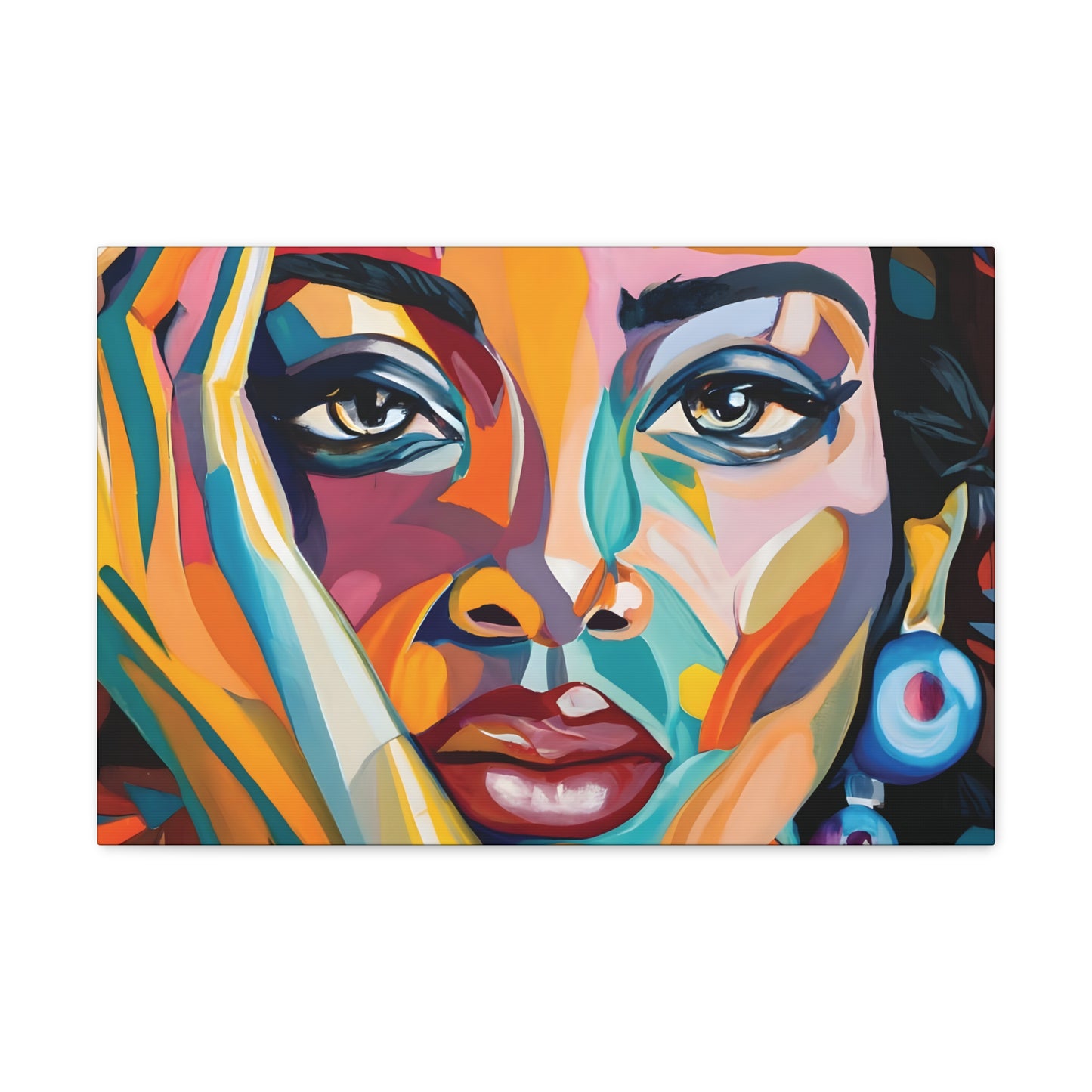 Abstract Africana (Pamela) - Canvas Print