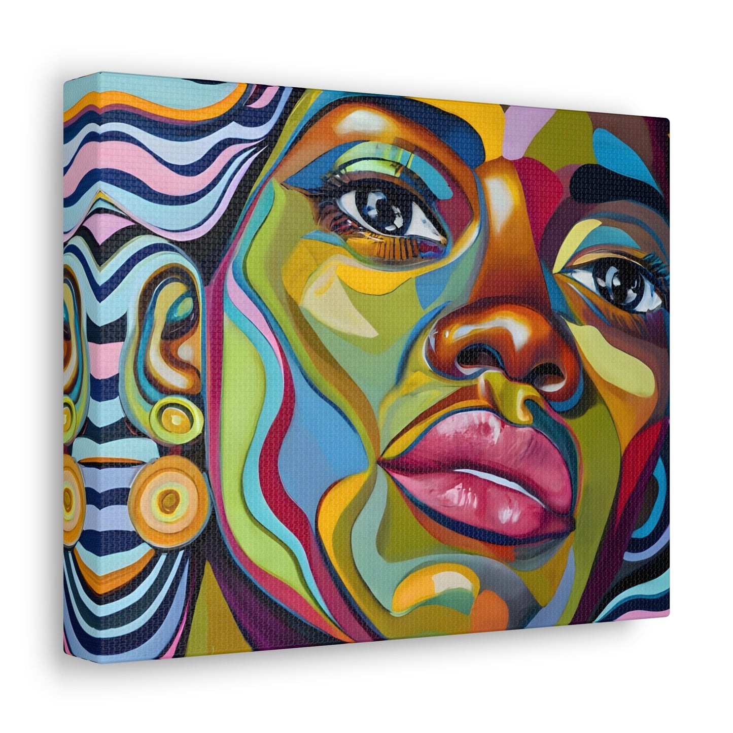 Abstract Africana (Yara) - Canvas Print