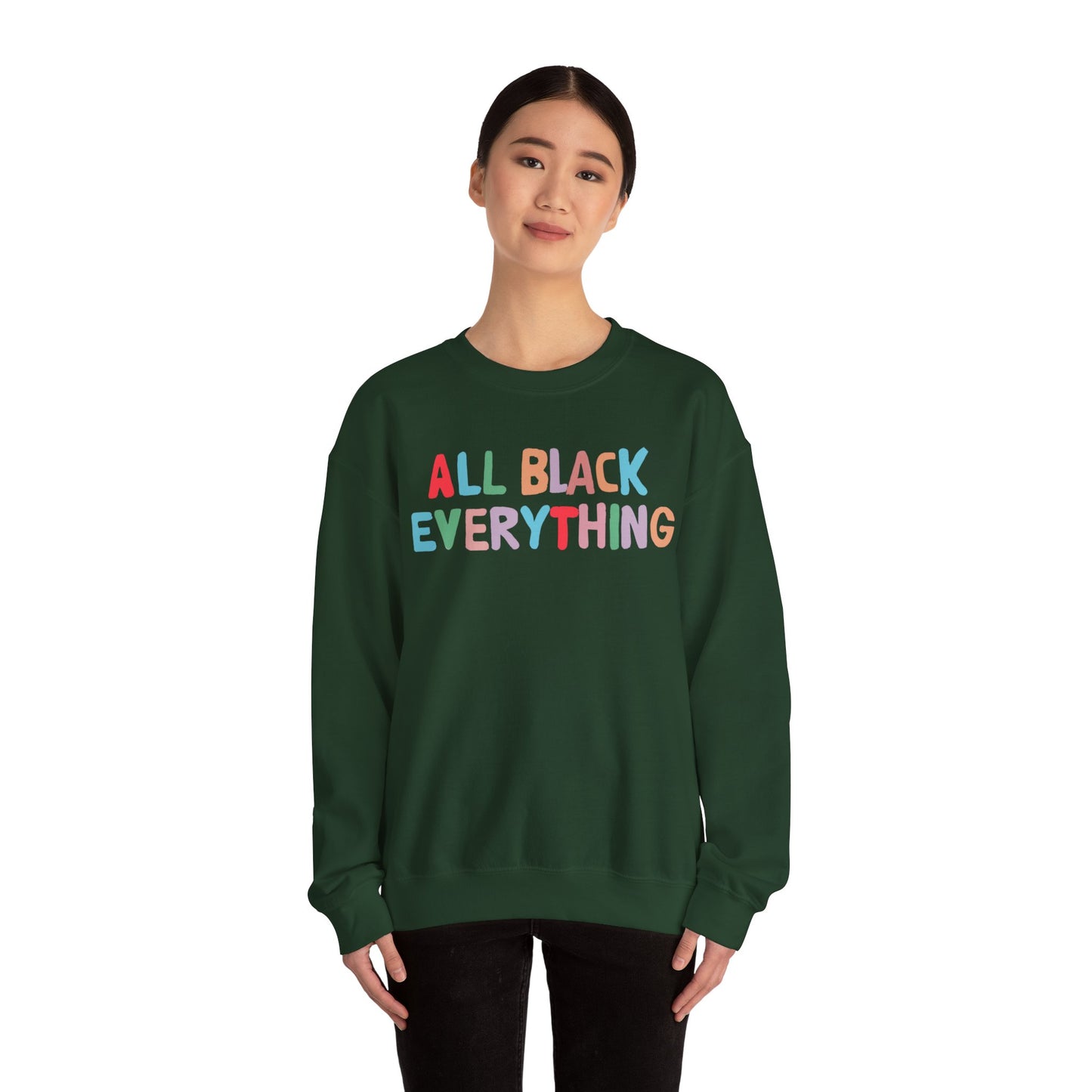 All Black Everything - Unisex Heavy Blend™ Crewneck Sweatshirt