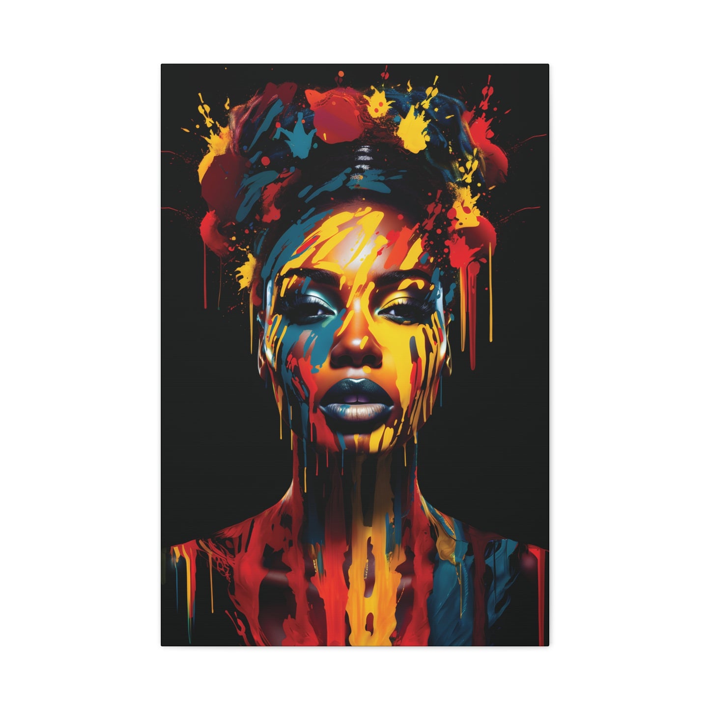 Splatter of Soul (Sanaa) - Canvas Print