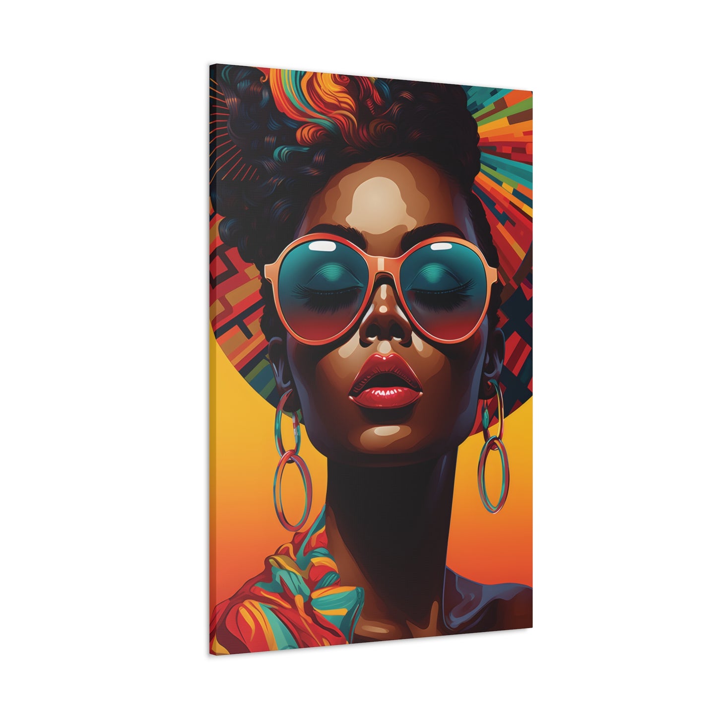 Kente Kouture (Lorraine) - Canvas Print