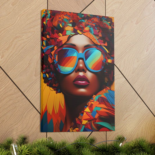 Kente Kouture (Nubia) - Canvas Print