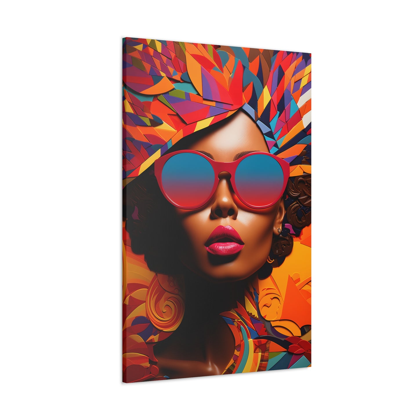 Kente Kouture (Aaliyah) - Canvas Print