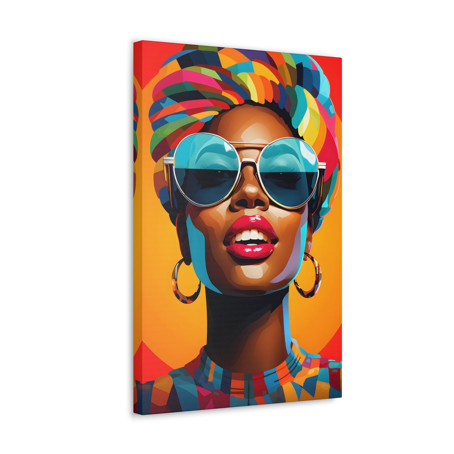 Kente Kouture (Camille)  - Canvas Print