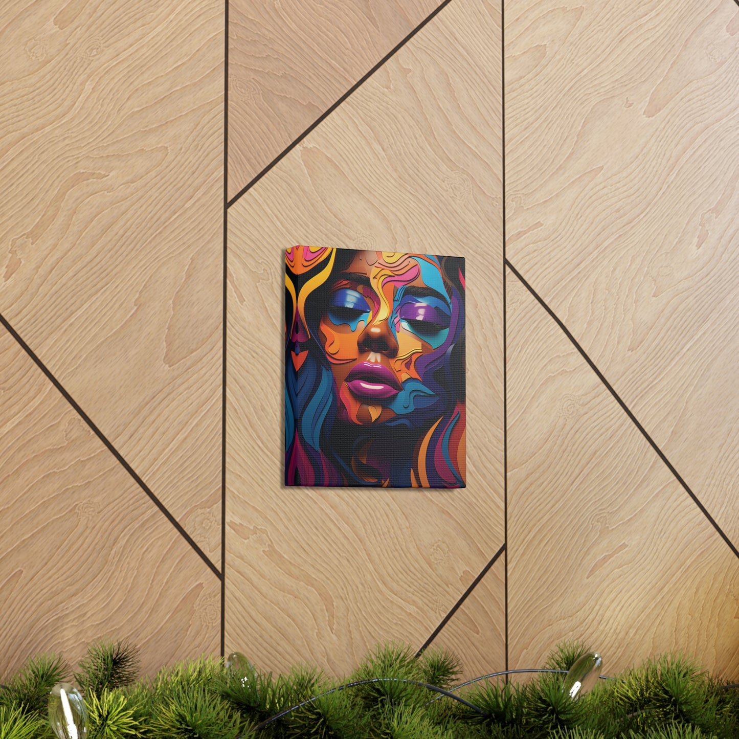 Melanated Mosaic (Ana) - Canvas Print