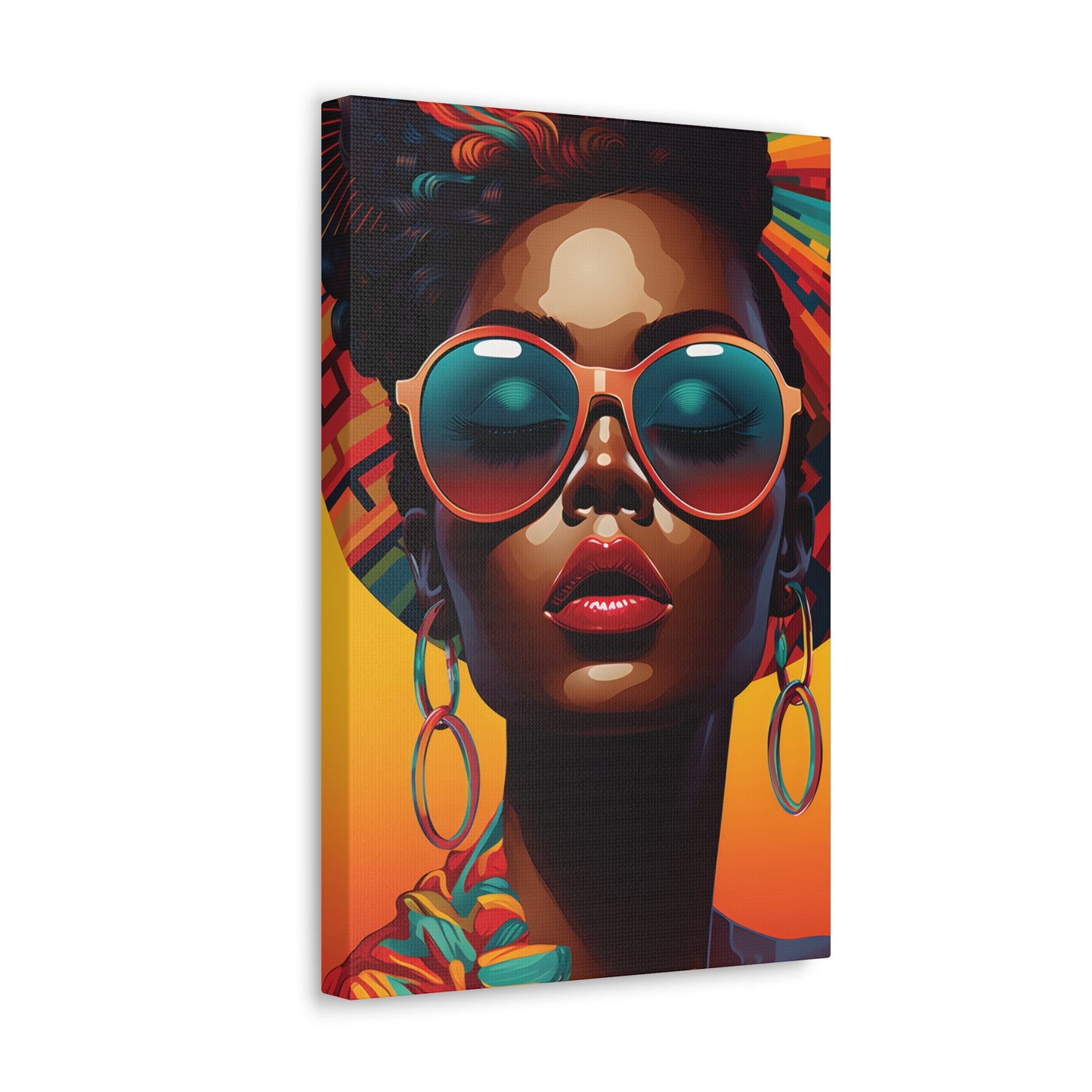 Kente Kouture (Lorraine) - Canvas Print