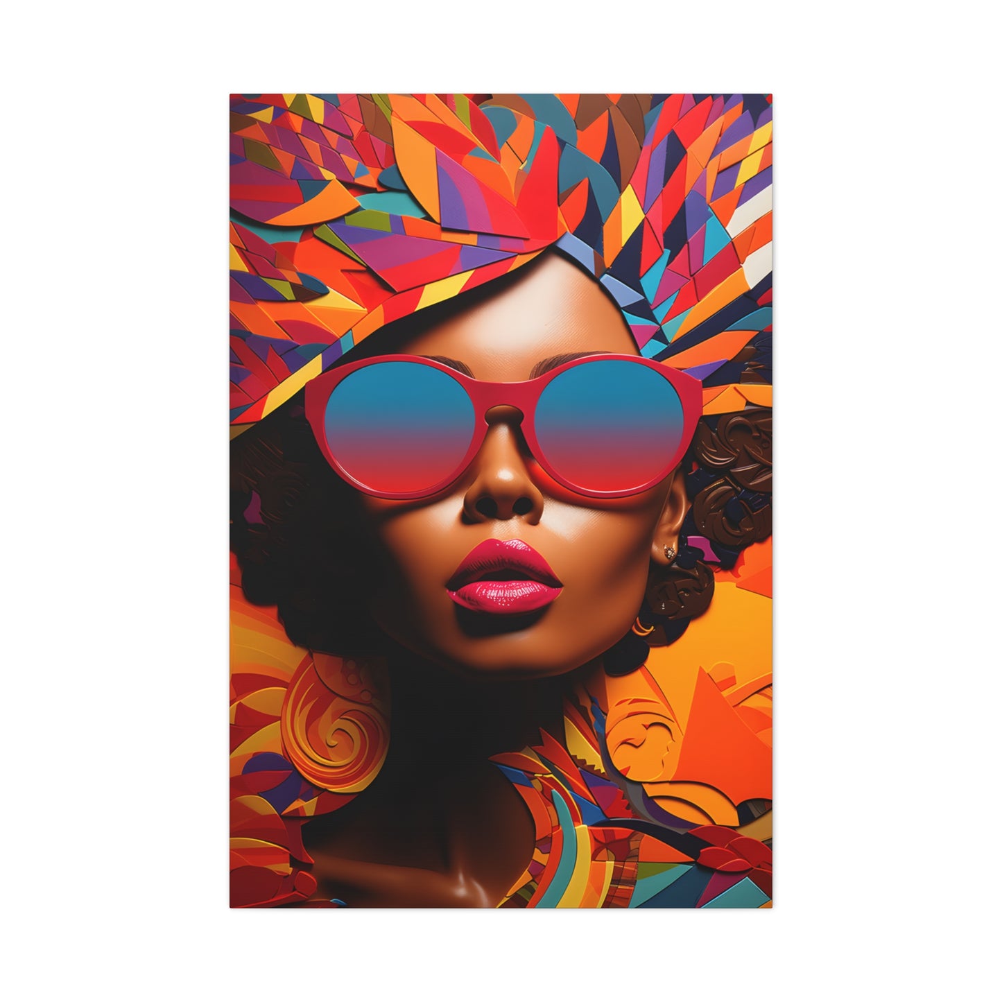 Kente Kouture (Aaliyah) - Canvas Print