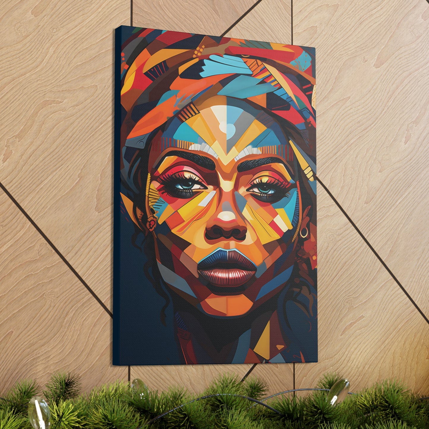 Melanated Mosaic (Nneka)  - Canvas Print