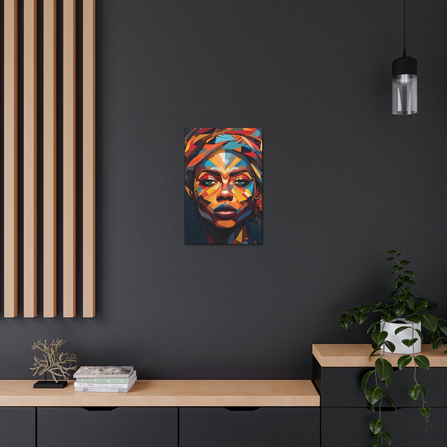 Melanated Mosaic (Nneka)  - Canvas Print