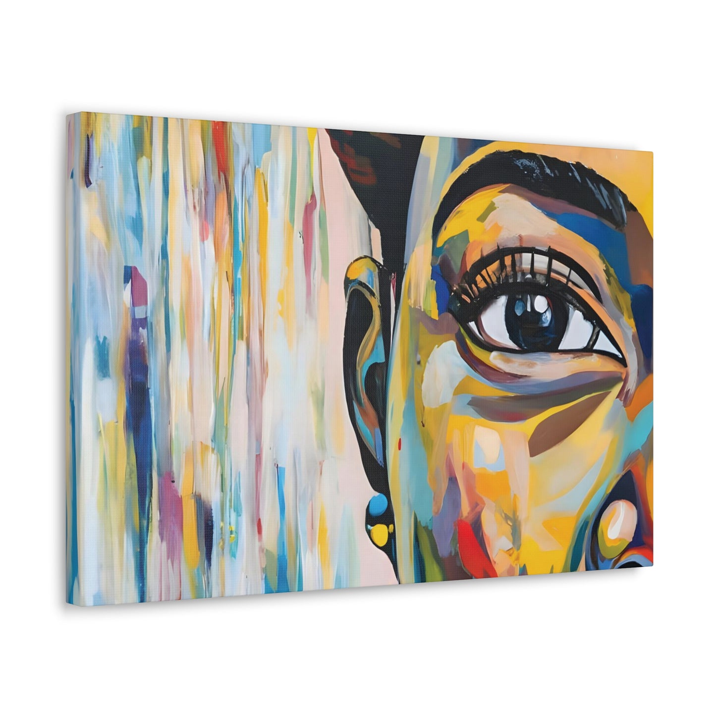 Abstract Africana (Iris) - Canvas Print