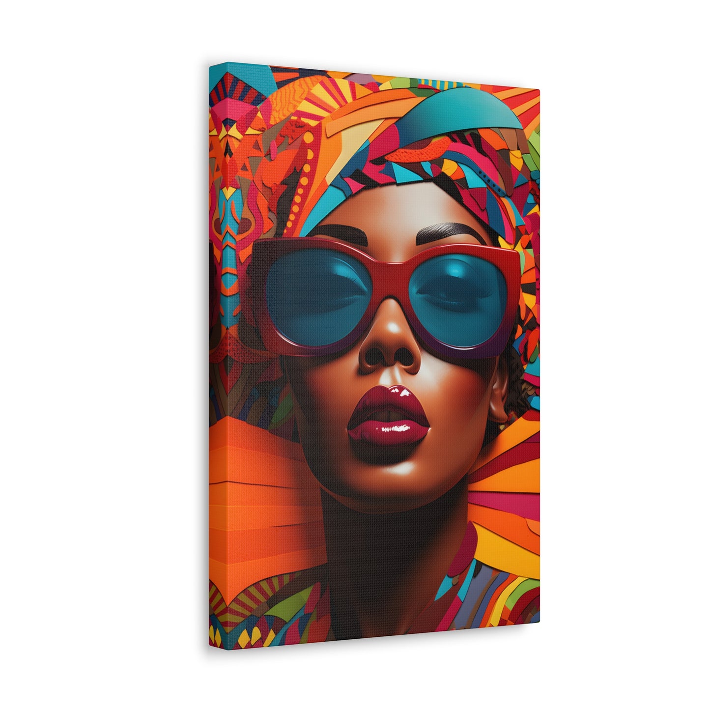 Kente Kouture (Malika) - Canvas Print