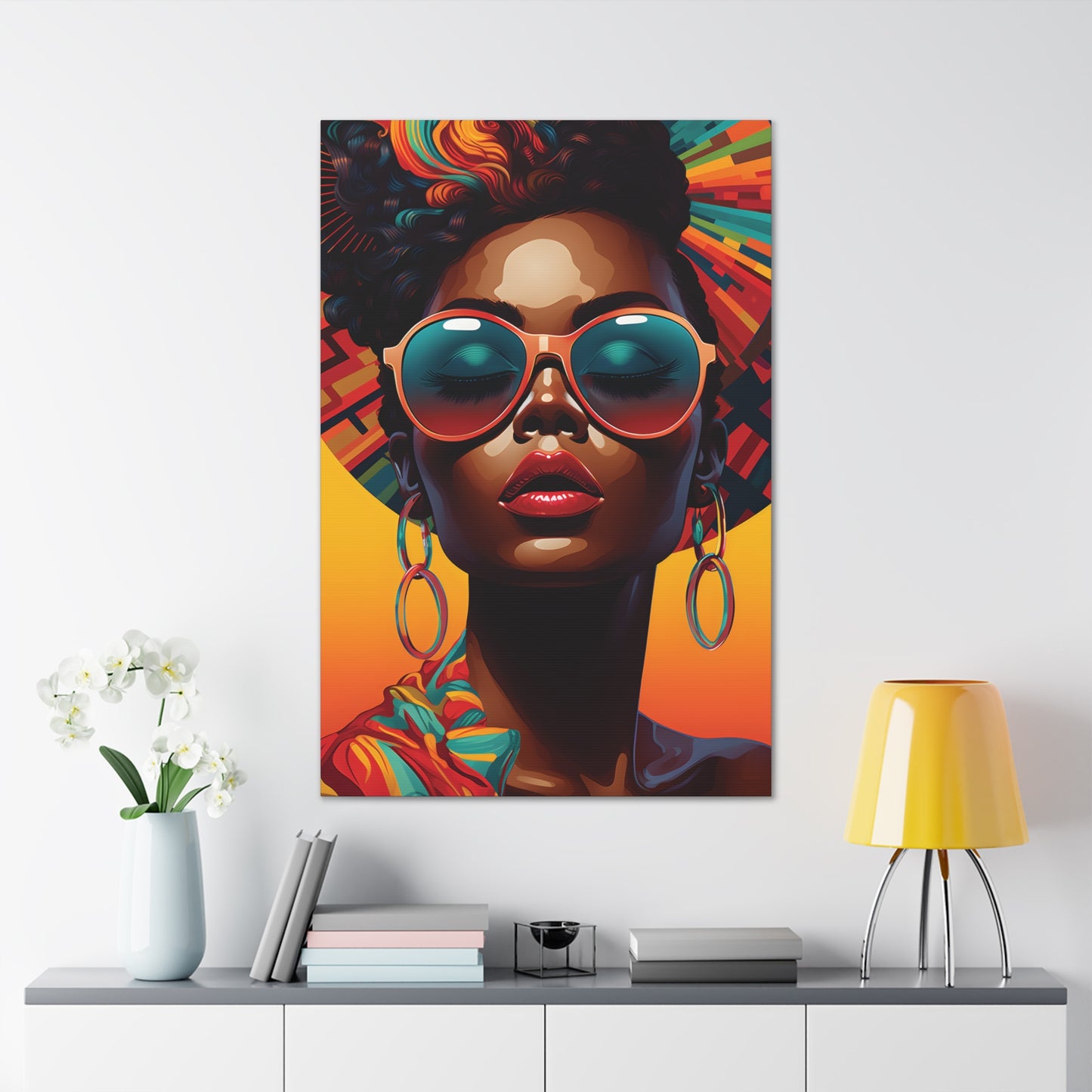 Kente Kouture (Lorraine) - Canvas Print