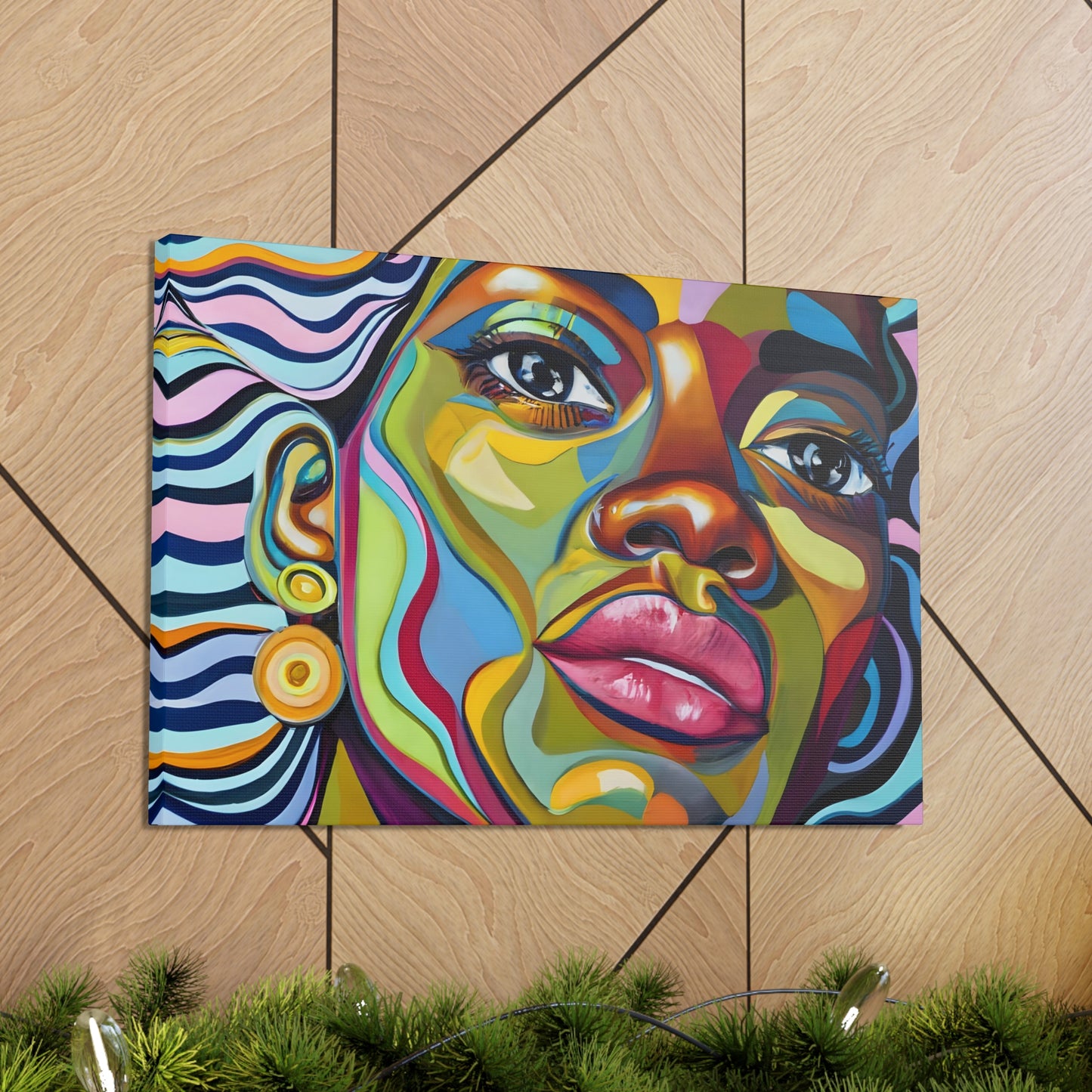 Abstract Africana (Yara) - Canvas Print