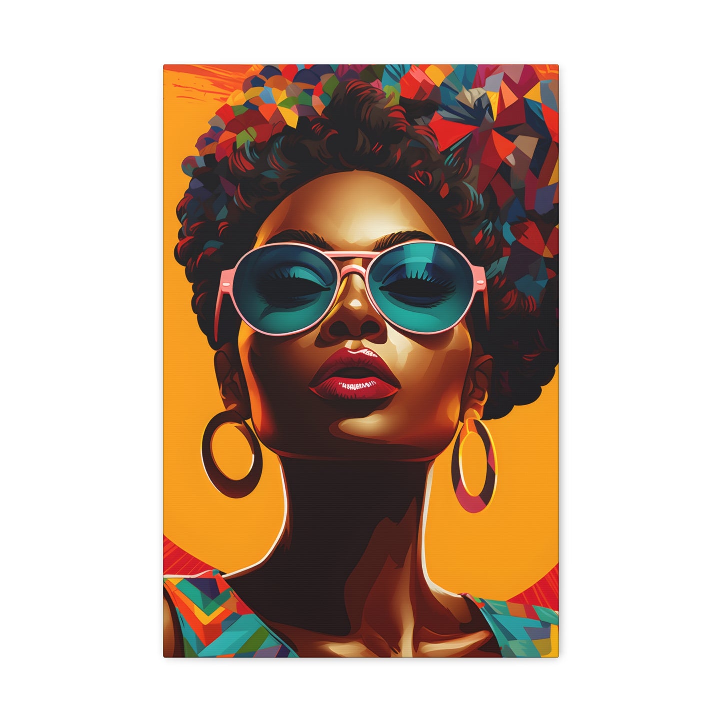 Kente Kouture (Renee) - Canvas Print