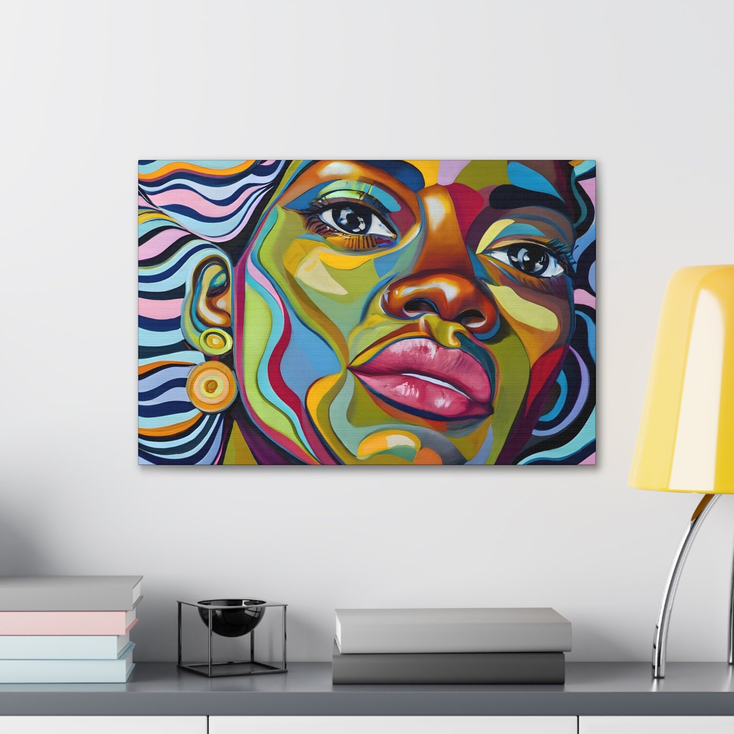 Abstract Africana (Yara) - Canvas Print