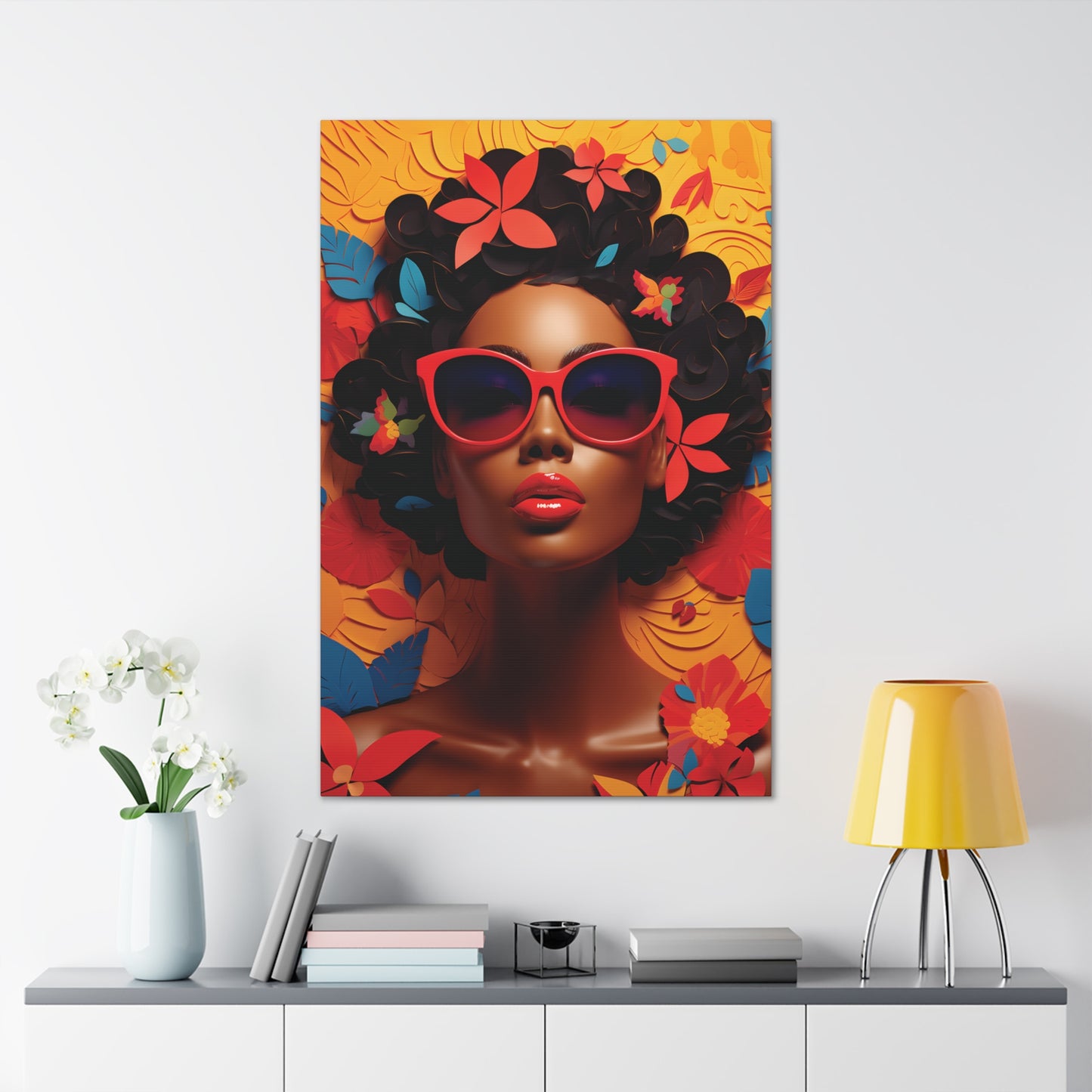 Bold Shades of Beauty (Maya) - Canvas Print