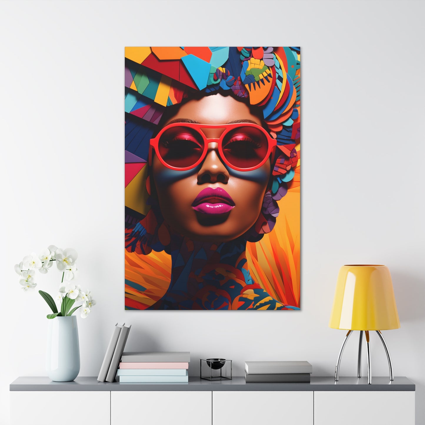 Kente Kouture (Safiya) - Canvas Print