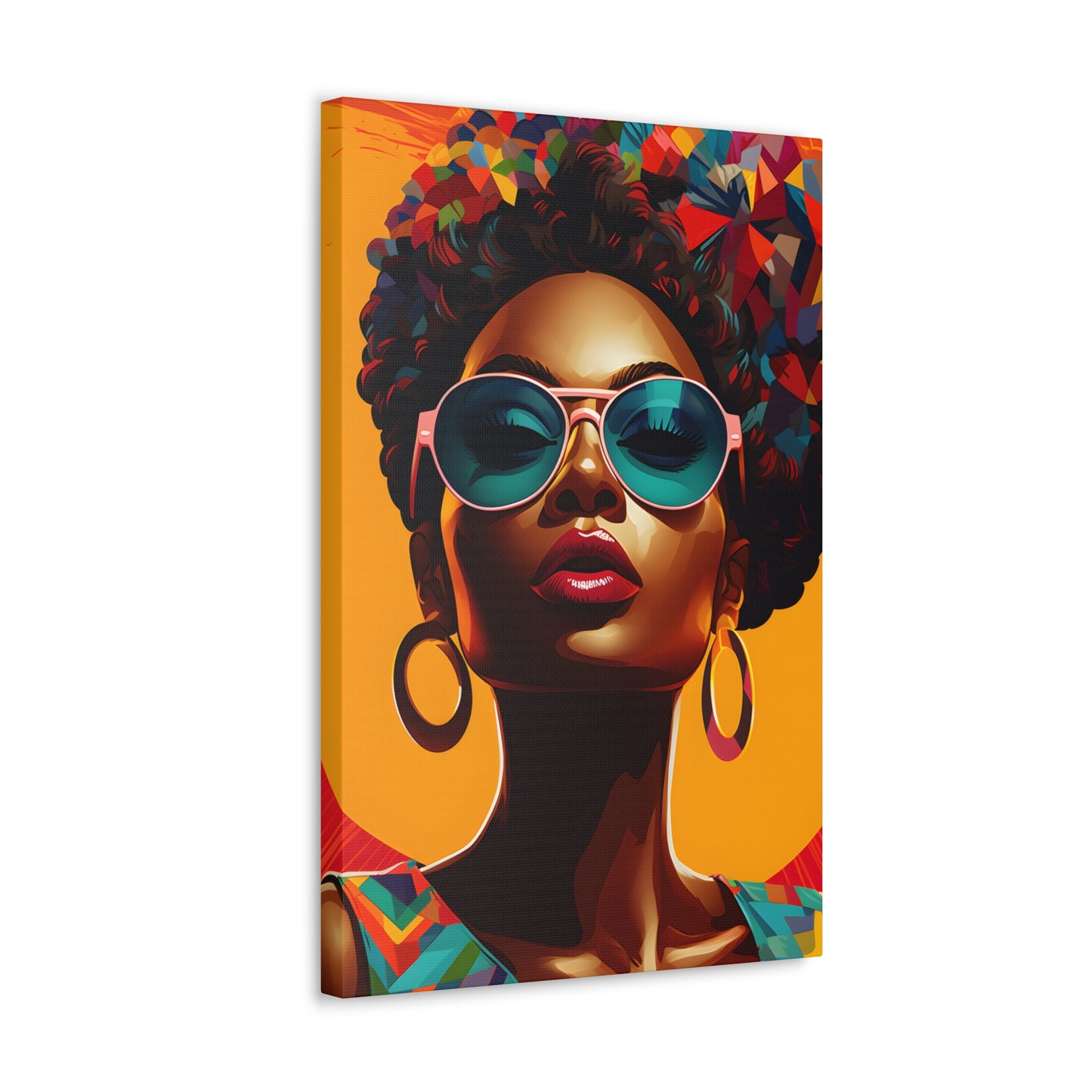 Kente Kouture (Renee) - Canvas Print