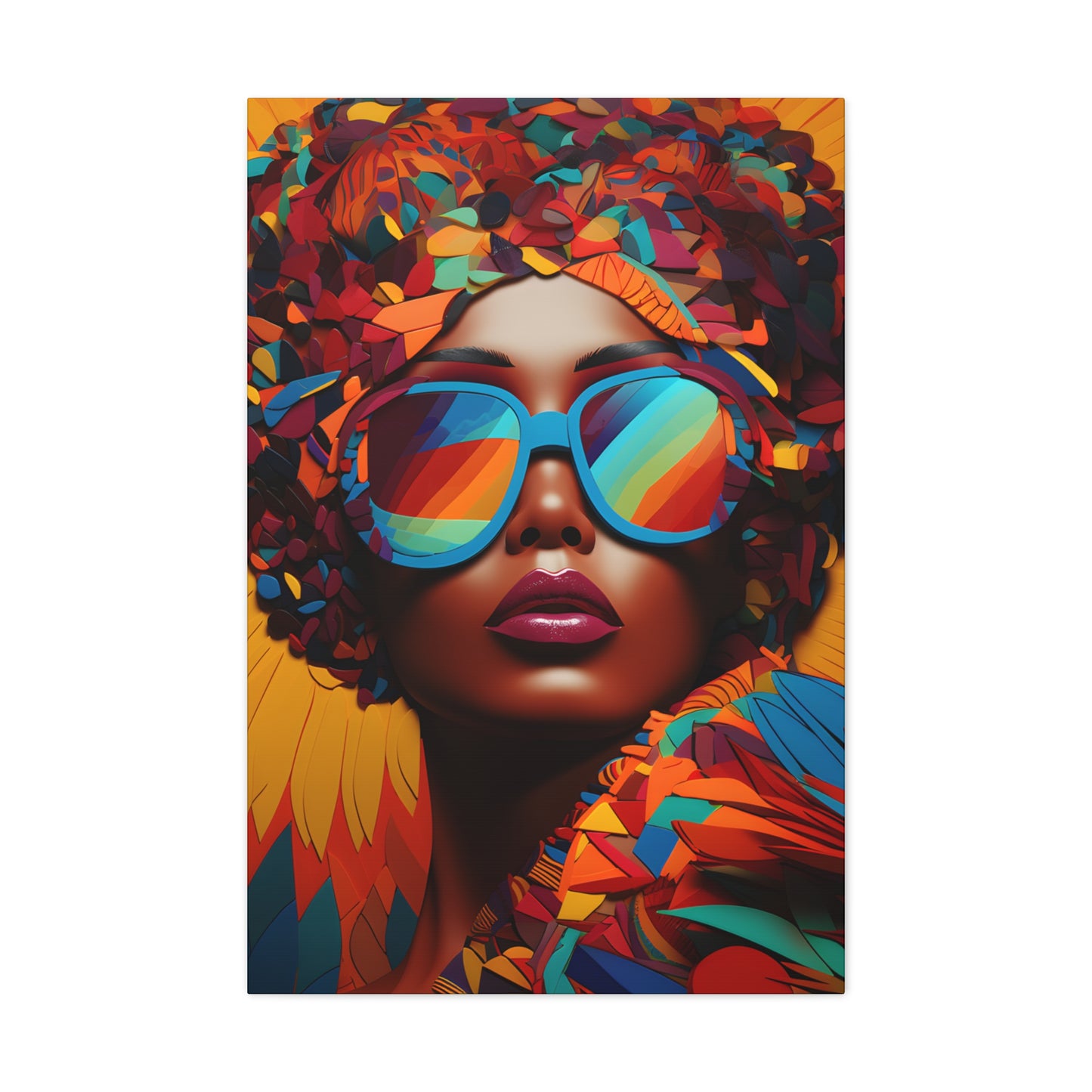 Kente Kouture (Nubia) - Canvas Print